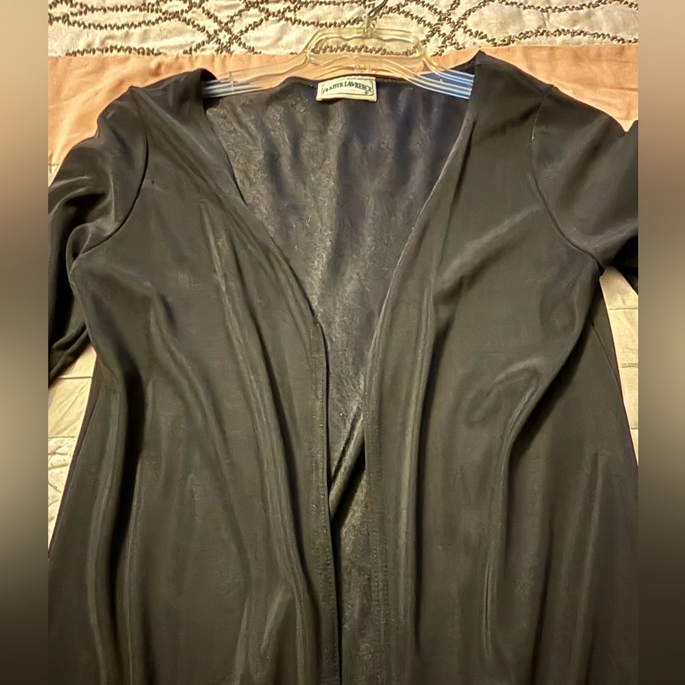 Black duster jacket - Picture 3 of 4